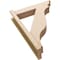 Ekena Millwork 5 1/2-in W x 22-in D x 30-in H Funston Trad Rough Cedar Woodgrain TimberThane Outlooker, Primed Tan OUTUR055X22X30FST04RCPR - alternate 4